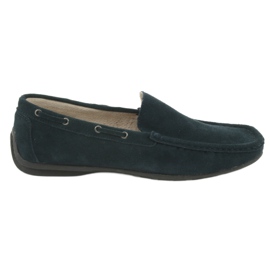 Navy Slipper aus Wildleder des American Club JK02 marine