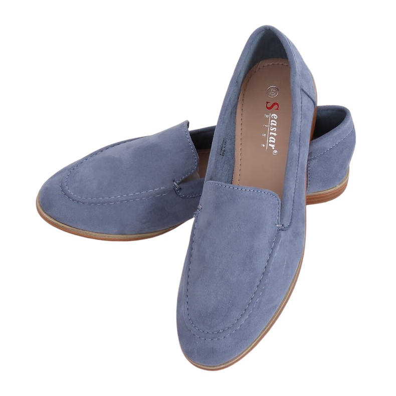 Blau Damen Slipper T359P Blau