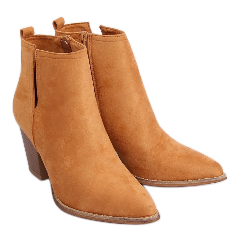 Stiefel auf Übergangskamel ZE03P Camel braun
