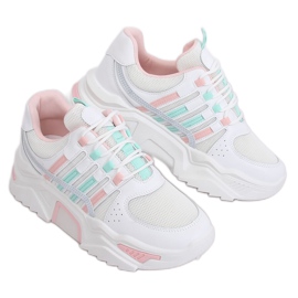 Weiß LV113P Rosa Sportschuhe mehrfarbig