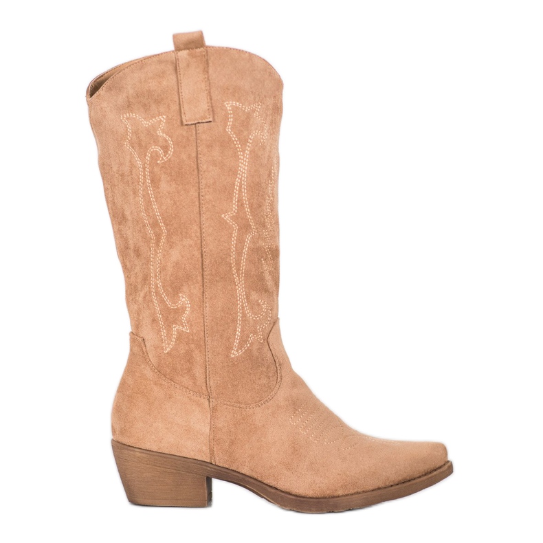 Seastar Hohe Cowgirls mit einem Muster braun