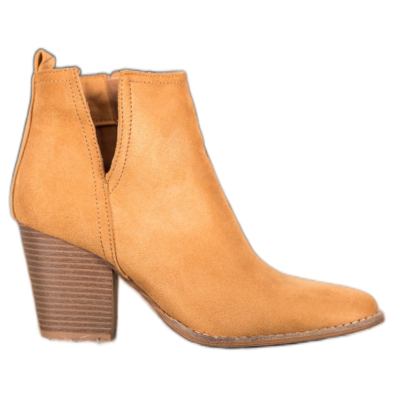 Seastar Wildleder Booties auf einer Bar braun