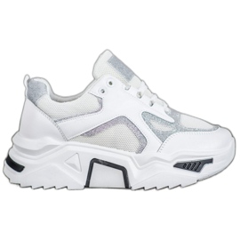 Seastar Modische Sneaker mit Glitzer weiß mehrfarbig