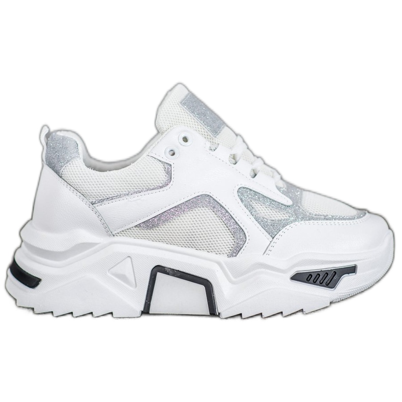 Seastar Modische Sneaker mit Glitzer weiß mehrfarbig