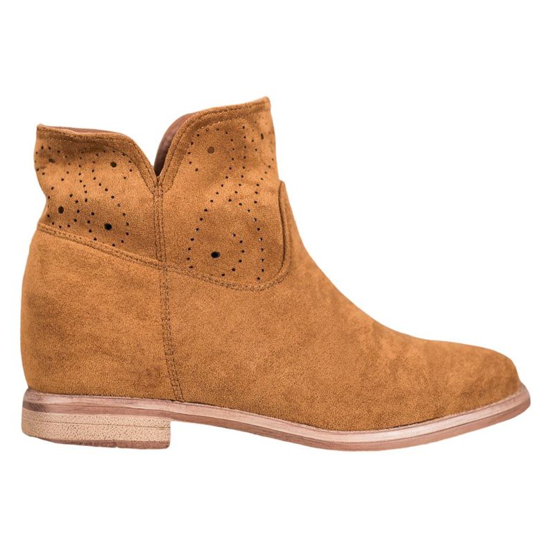 Seastar Stiefel mit durchbrochenem Muster braun