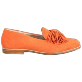 Seastar Wildlederschuhe mit Fransen orange