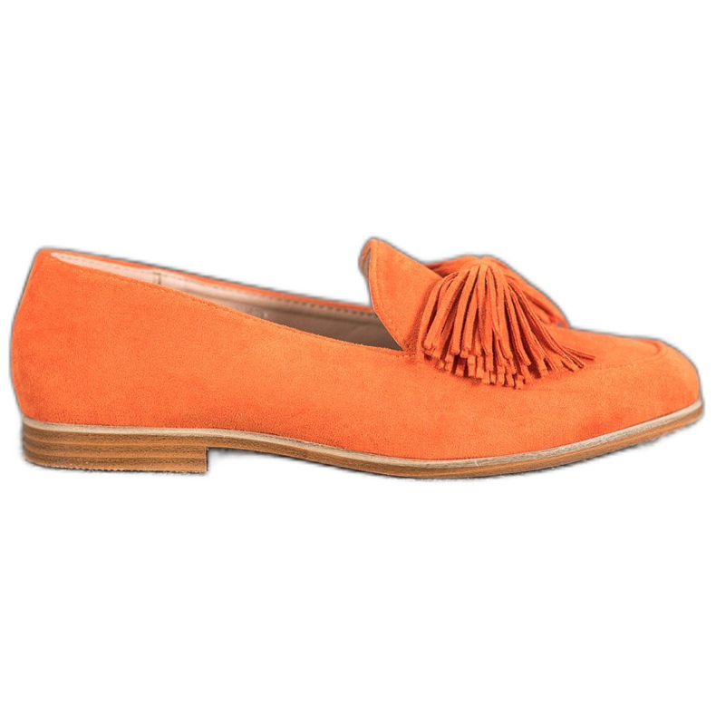 Seastar Wildlederschuhe mit Fransen orange
