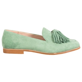 Seastar Wildlederschuhe mit Fransen grün