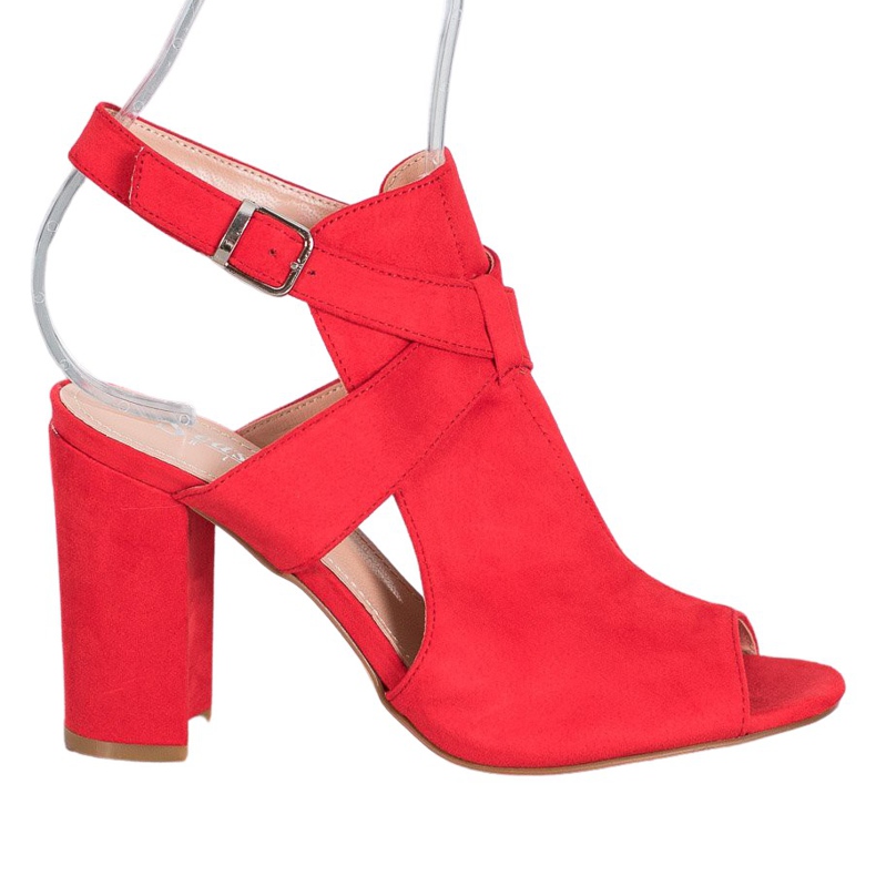 Seastar Stilvolle Sandalen an einer Bar rot