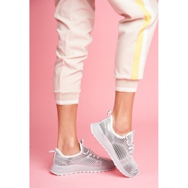 Weiße Sportschuhe für Damen Big Star FF274349