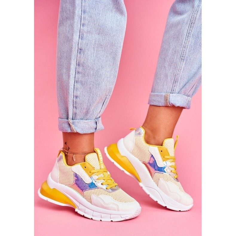 SEA Gelbe Sportschuhe LA82 mehrfarbig