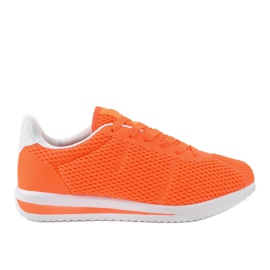 Orange fluo Damen Sportschuhe FXZ32-4