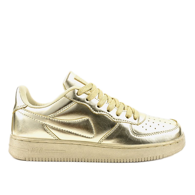 Gold glänzende Sportschuhe B731-37 golden