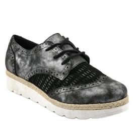 Schwarze Keilschuhe S17