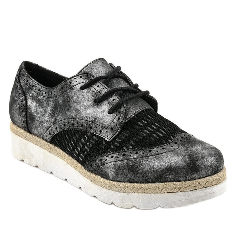 Schwarze Keilschuhe S17