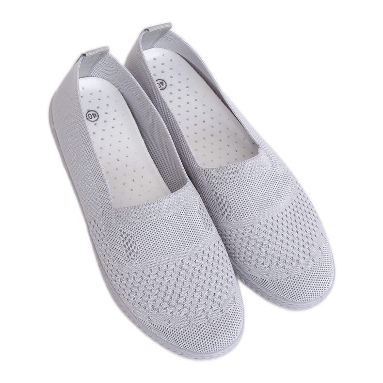 Graue Mesh-Turnschuhe NB338P Grau