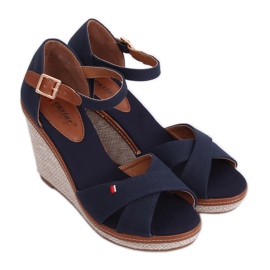 Keilsandalen R133P Blau navy blau