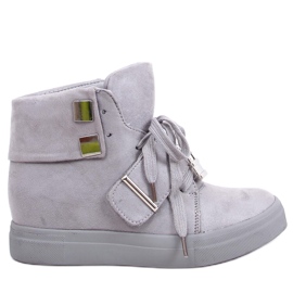 Graue Sneakers für Damen NC158 Grau