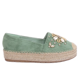Grüne Espadrilles JH96P Grün