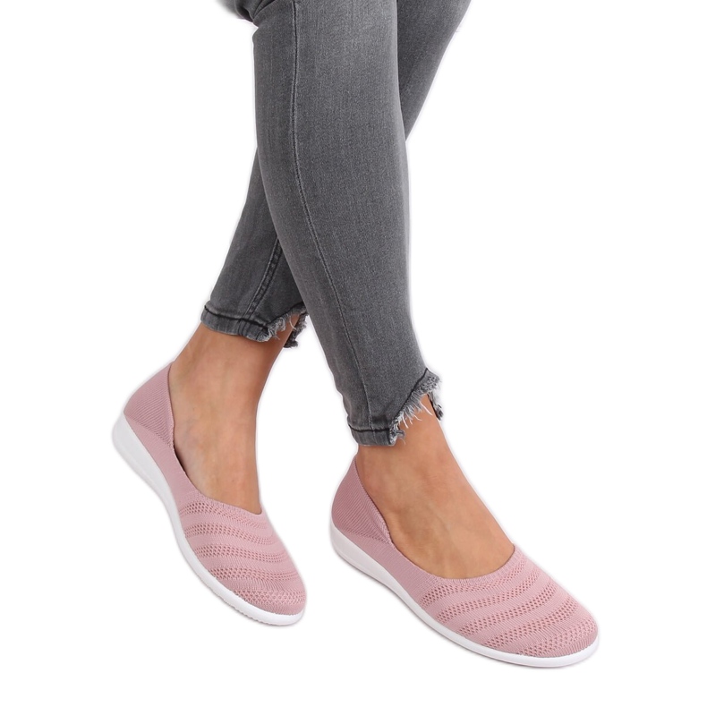 Rosa Netzballerinas IC03 Old Pink