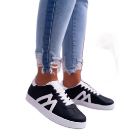 Schwarze Damen Sportschuhe PQ-33