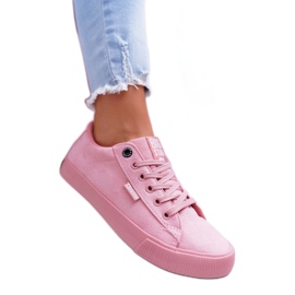 Big Star BigStarEE274047 rosa Wildleder-Sneaker für Damen