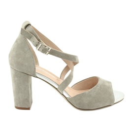 Graue Gladiatorensandalen Sergio Leone SK865