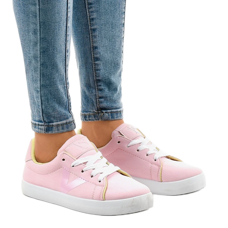 Rosa klassische Damen-Sneaker B845-20