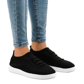 Schwarze Damen Sportschuhe 2969