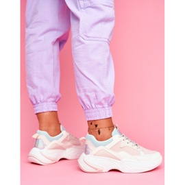 SEA Rosa Damen Sportschuhe BL205 weiß mehrfarbig