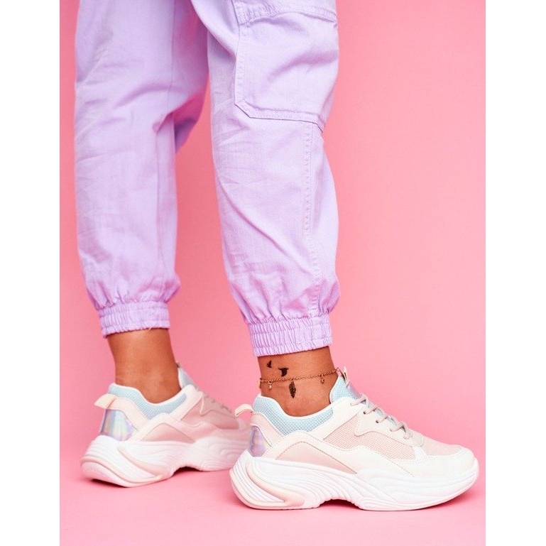 SEA Rosa Damen Sportschuhe BL205 weiß mehrfarbig