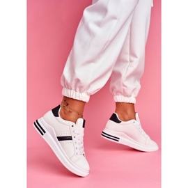 SEA Weiße Glitzer Damen Sportschuhe BL202 schwarz