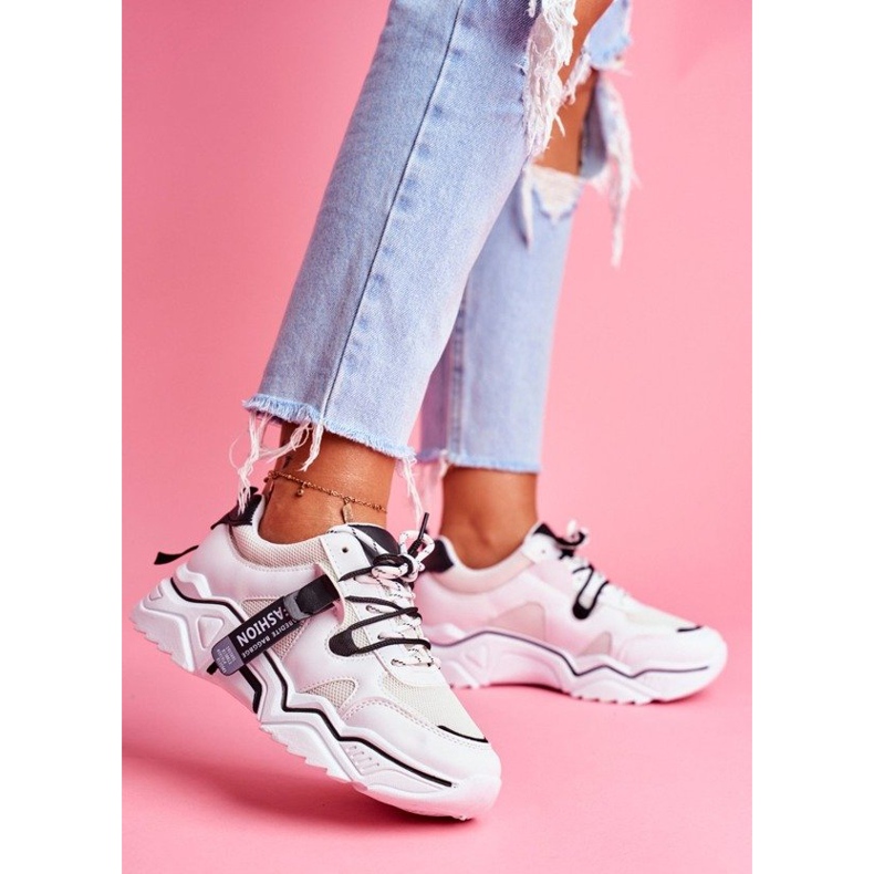 BUGO Weiße Sportschuhe für Damen FF-8