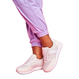 SEA BL189 beige Sportschuhe für Damen weiß braun