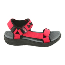 Sandalen mit Schaumstoffeinlage Lee Cooper 19S-TS-043 schwarz rot