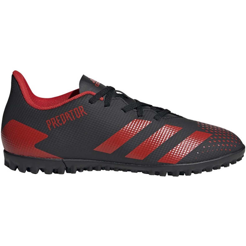 Adidas Predator 20.4 Tf EE9585 Fußballschuhe schwarz rot schwarz