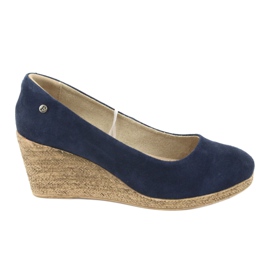 Pumps Keil Filippo DP1328 marineblau navy blau