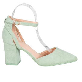 Seastar Stylische Wildleder Pumps grün