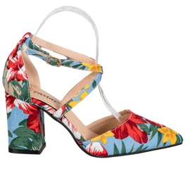 Seastar Lässige Pumps mit Blumen mehrfarbig