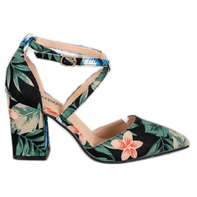Seastar Lässige Pumps mit Blumen mehrfarbig