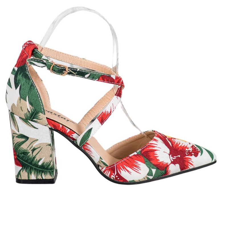 Seastar Lässige Pumps mit Blumen mehrfarbig