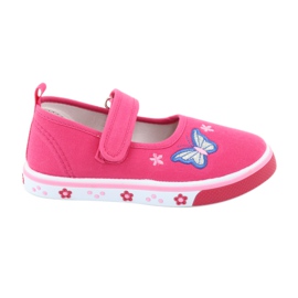 Atletico Butterfly Ballerinas mit Lederdecksohle rosa