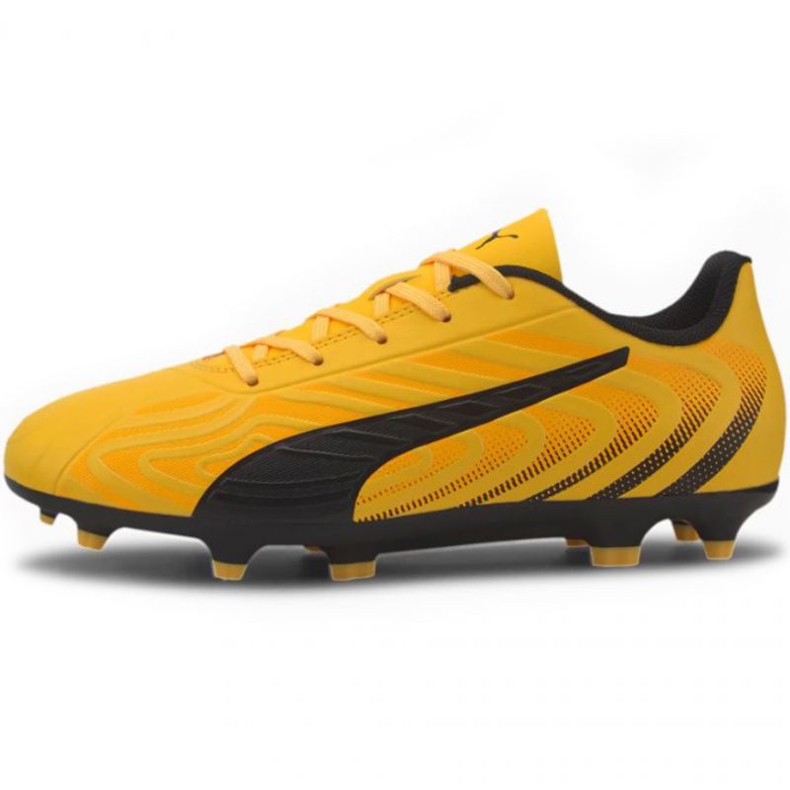 Fußballschuhe Puma One 20.4 Fg Ag Jr 105840 01 gelb