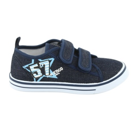 Sneakers mit Klettverschluss Atletico Jeans marineblau