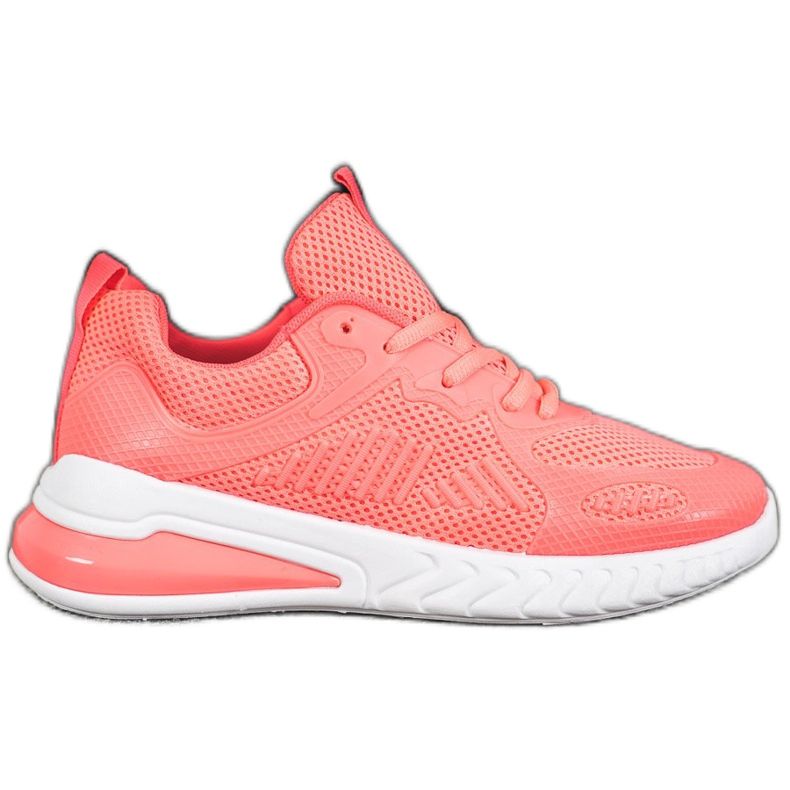 Ideal Shoes Gebundene Schuhe mit Mesh orange