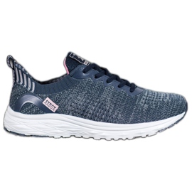 Ax Boxing Leichte Textilschuhe blau