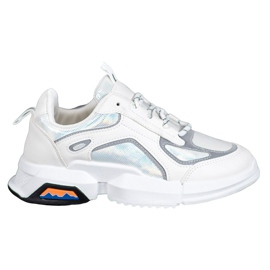 SHELOVET Sportschuhe auf der Plattform weiß mehrfarbig