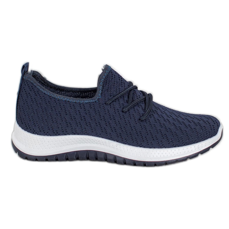 SHELOVET Marineblaue durchbrochene Sportschuhe