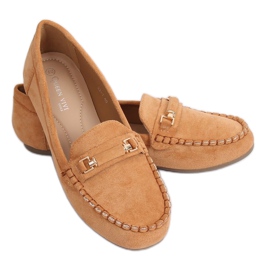 Damenslipper camel 22-7 Camel braun