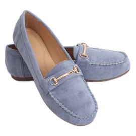 Blaue Damen Slipper 99-01A Blau